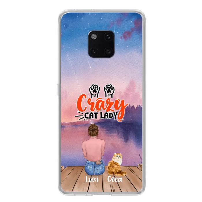 Personalized Cat Mom Phone Case - Up to 5 Cats - Gift Idea For Cat Lover - Best Cat Mom Ever - Case For Xiaomi, Oppo And Huawei