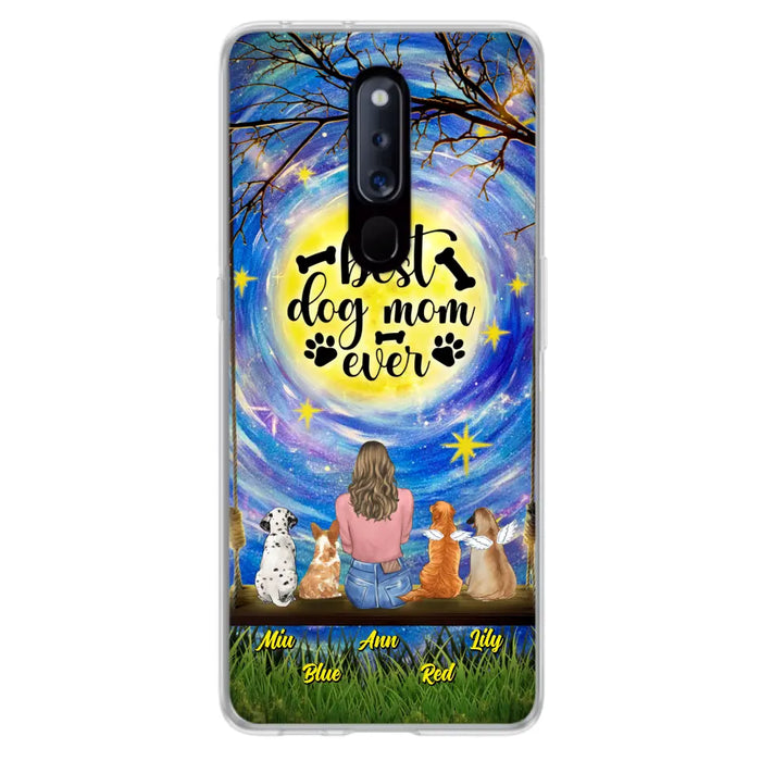 Personalized Dog Mom Phone Case - Up to 4 Dogs - Gift Idea For Dog Lovers - I Love You To the Moon And Back - Case For Xiaomi/Huawei/Oppo