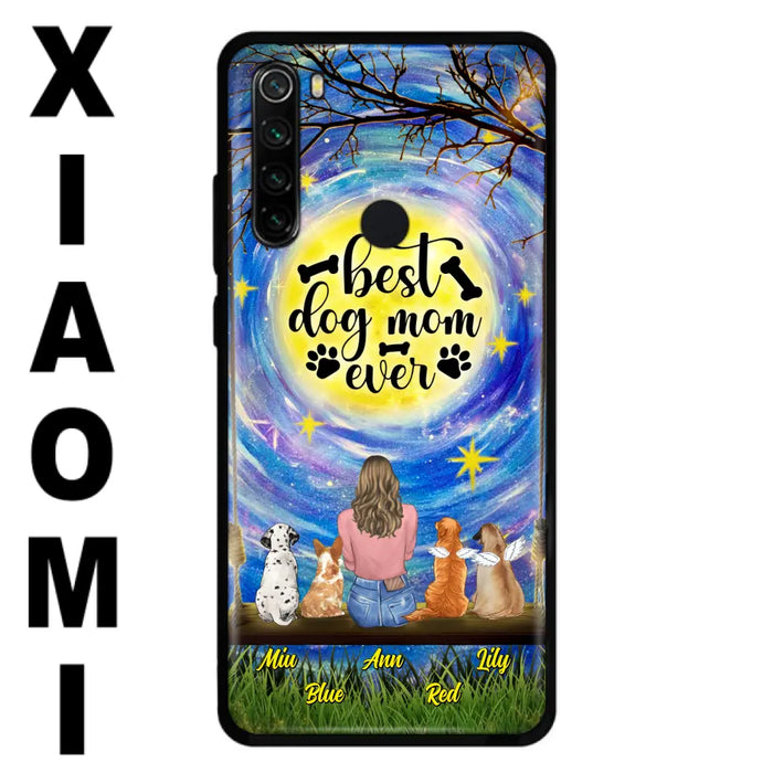 Personalized Dog Mom Phone Case - Up to 4 Dogs - Gift Idea For Dog Lovers - I Love You To the Moon And Back - Case For Xiaomi/Huawei/Oppo