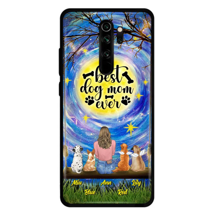 Personalized Dog Mom Phone Case - Up to 4 Dogs - Gift Idea For Dog Lovers - I Love You To the Moon And Back - Case For Xiaomi/Huawei/Oppo