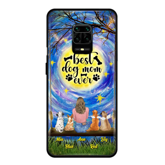 Personalized Dog Mom Phone Case - Up to 4 Dogs - Gift Idea For Dog Lovers - I Love You To the Moon And Back - Case For Xiaomi/Huawei/Oppo