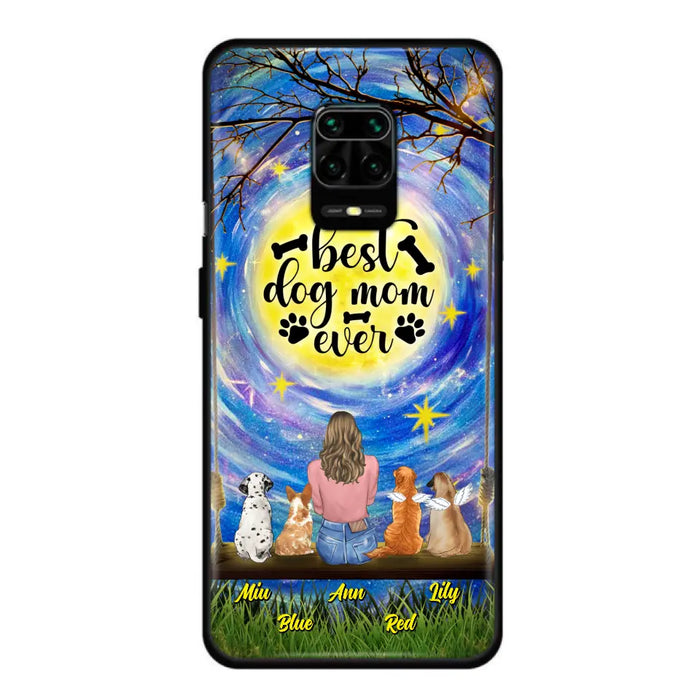 Personalized Dog Mom Phone Case - Up to 4 Dogs - Gift Idea For Dog Lovers - I Love You To the Moon And Back - Case For Xiaomi/Huawei/Oppo