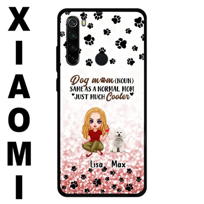 Personalized Dog Mom Phone Case - Up to 6 Dogs - Best Gift For Dog Lover - Crazy Dog Mom - Case For Xiaomi/Huawei/Oppo