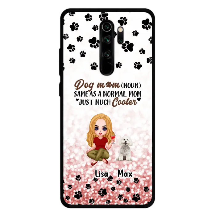Personalized Dog Mom Phone Case - Up to 6 Dogs - Best Gift For Dog Lover - Crazy Dog Mom - Case For Xiaomi/Huawei/Oppo