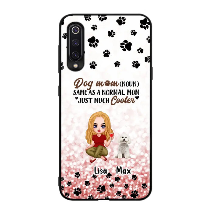 Personalized Dog Mom Phone Case - Up to 6 Dogs - Best Gift For Dog Lover - Crazy Dog Mom - Case For Xiaomi/Huawei/Oppo