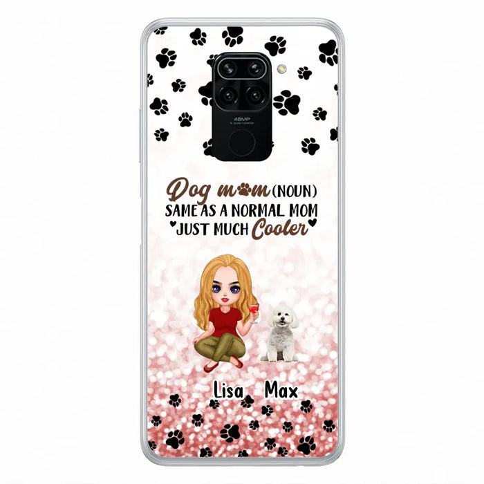 Personalized Dog Mom Phone Case - Up to 6 Dogs - Best Gift For Dog Lover - Crazy Dog Mom - Case For Xiaomi/Huawei/Oppo