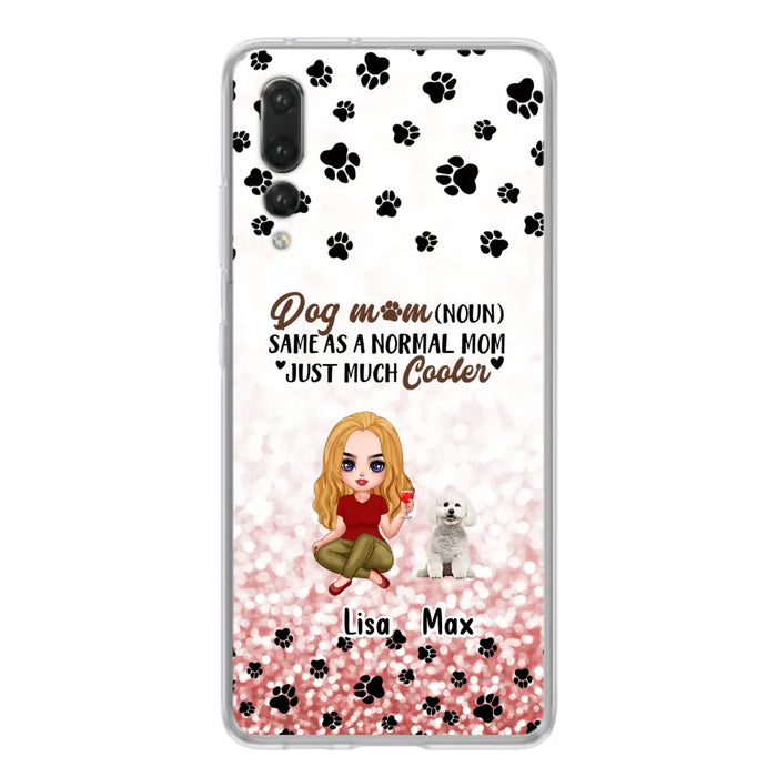 Personalized Dog Mom Phone Case - Up to 6 Dogs - Best Gift For Dog Lover - Crazy Dog Mom - Case For Xiaomi/Huawei/Oppo
