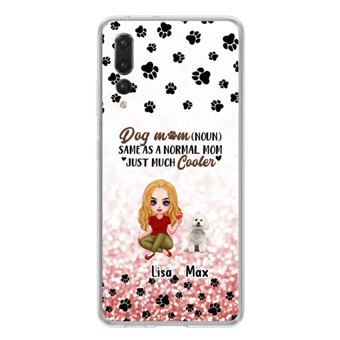 Personalized Dog Mom Phone Case - Up to 6 Dogs - Best Gift For Dog Lover - Crazy Dog Mom - Case For Xiaomi/Huawei/Oppo