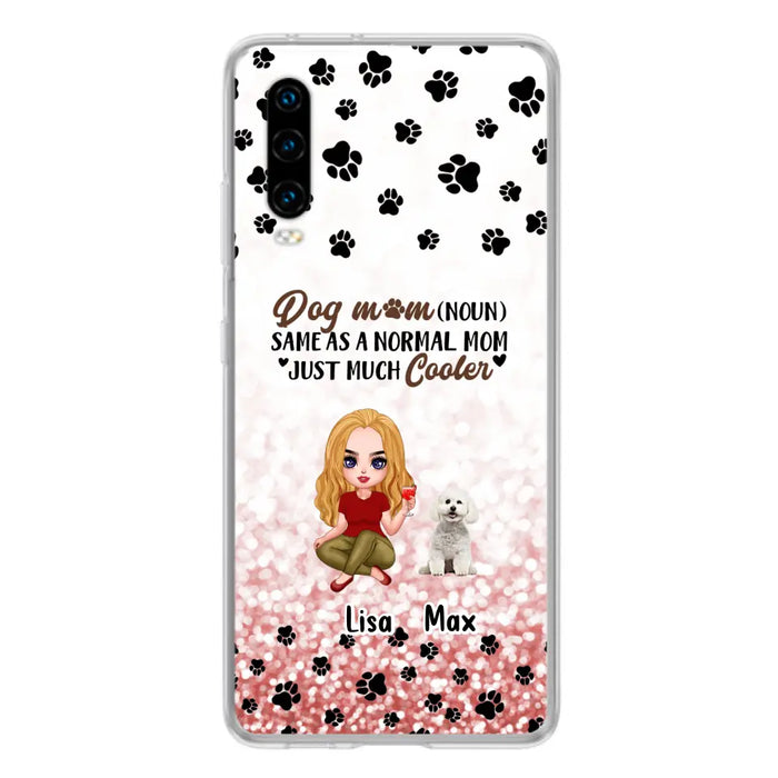 Personalized Dog Mom Phone Case - Up to 6 Dogs - Best Gift For Dog Lover - Crazy Dog Mom - Case For Xiaomi/Huawei/Oppo