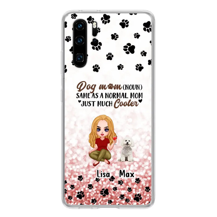 Personalized Dog Mom Phone Case - Up to 6 Dogs - Best Gift For Dog Lover - Crazy Dog Mom - Case For Xiaomi/Huawei/Oppo