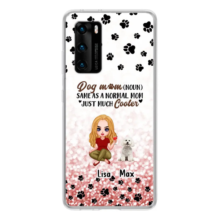 Personalized Dog Mom Phone Case - Up to 6 Dogs - Best Gift For Dog Lover - Crazy Dog Mom - Case For Xiaomi/Huawei/Oppo