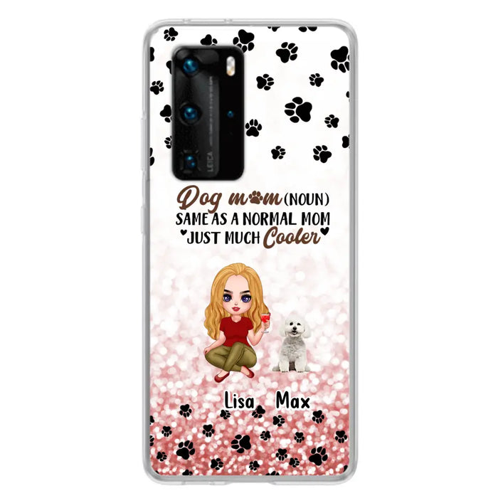 Personalized Dog Mom Phone Case - Up to 6 Dogs - Best Gift For Dog Lover - Crazy Dog Mom - Case For Xiaomi/Huawei/Oppo
