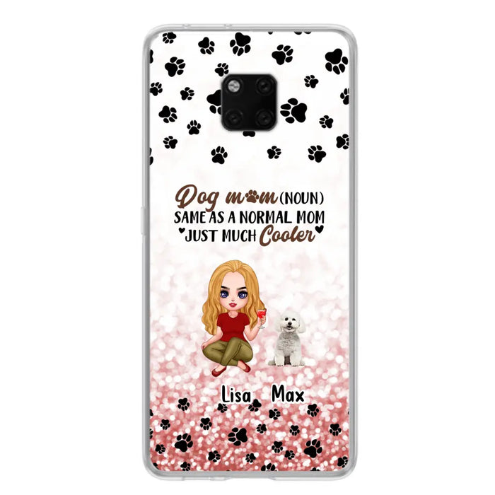 Personalized Dog Mom Phone Case - Up to 6 Dogs - Best Gift For Dog Lover - Crazy Dog Mom - Case For Xiaomi/Huawei/Oppo