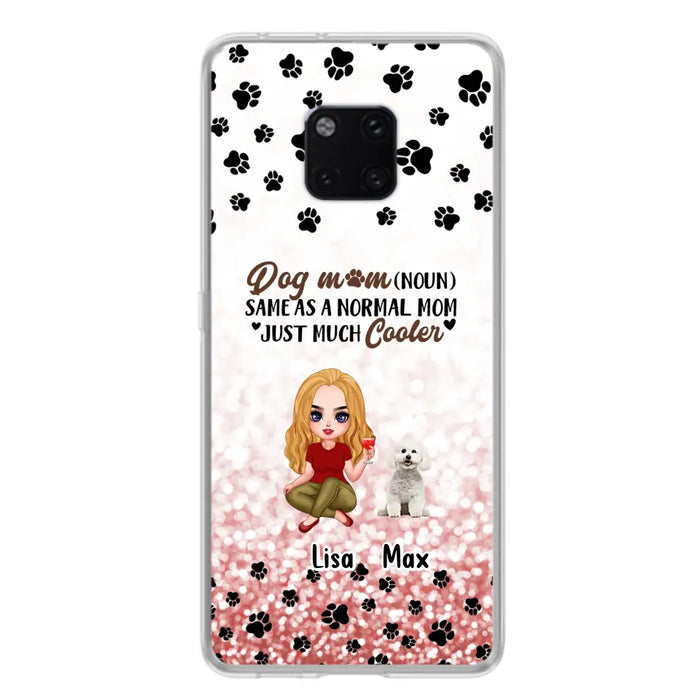 Personalized Dog Mom Phone Case - Up to 6 Dogs - Best Gift For Dog Lover - Crazy Dog Mom - Case For Xiaomi/Huawei/Oppo