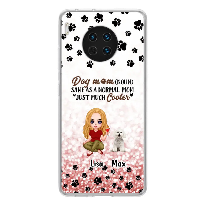 Personalized Dog Mom Phone Case - Up to 6 Dogs - Best Gift For Dog Lover - Crazy Dog Mom - Case For Xiaomi/Huawei/Oppo