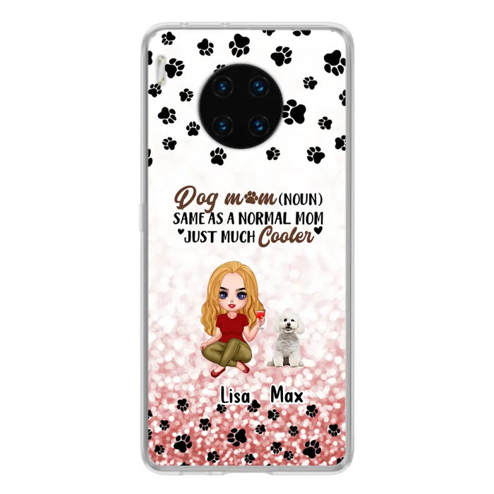 Personalized Dog Mom Phone Case - Up to 6 Dogs - Best Gift For Dog Lover - Crazy Dog Mom - Case For Xiaomi/Huawei/Oppo