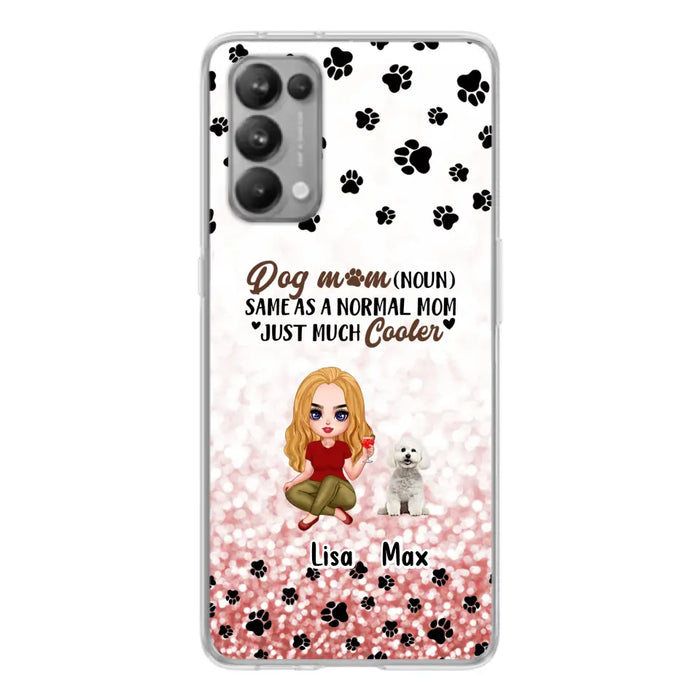 Personalized Dog Mom Phone Case - Up to 6 Dogs - Best Gift For Dog Lover - Crazy Dog Mom - Case For Xiaomi/Huawei/Oppo