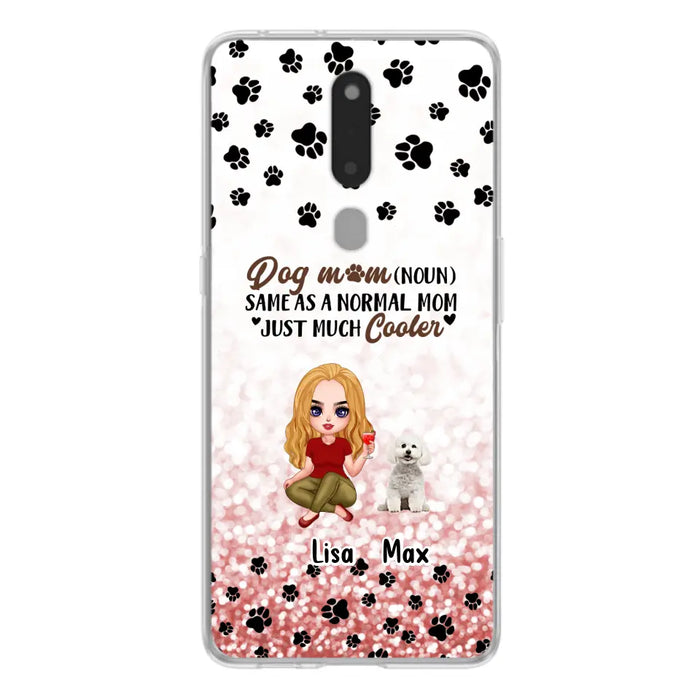Personalized Dog Mom Phone Case - Up to 6 Dogs - Best Gift For Dog Lover - Crazy Dog Mom - Case For Xiaomi/Huawei/Oppo