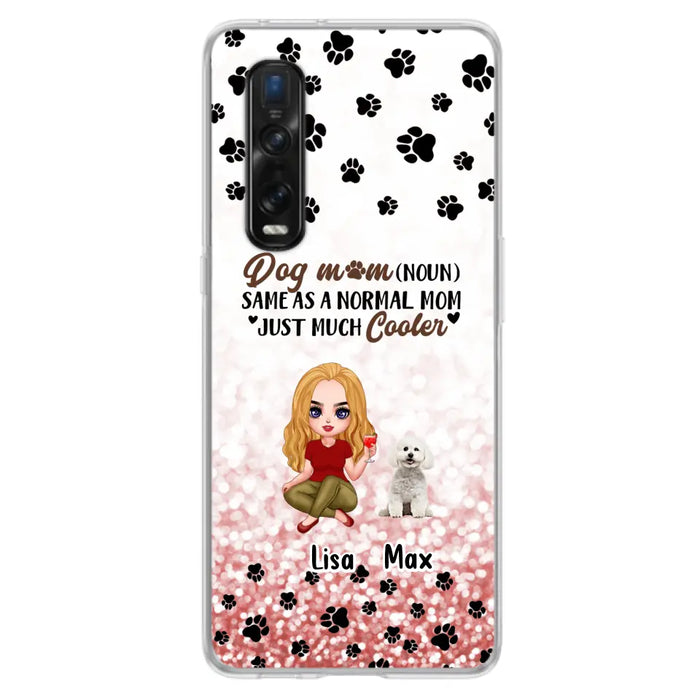 Personalized Dog Mom Phone Case - Up to 6 Dogs - Best Gift For Dog Lover - Crazy Dog Mom - Case For Xiaomi/Huawei/Oppo