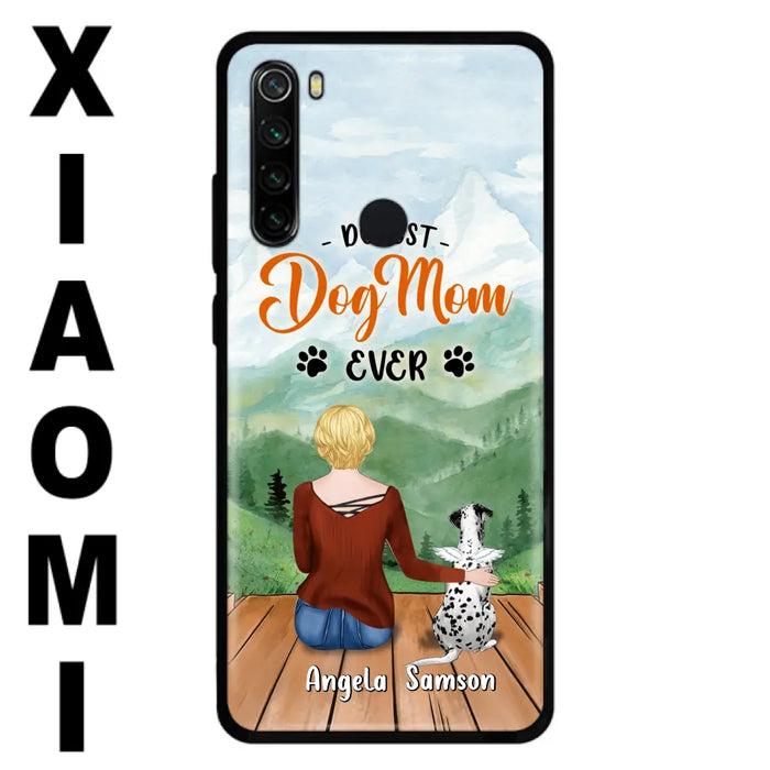 Personalized Dog Mom Phone Case - Up to 5 Dogs - Gift Idea For Dog Lovers - Dopest Dog Mom Ever - Case For Huawei/Xiaomi/Oppo