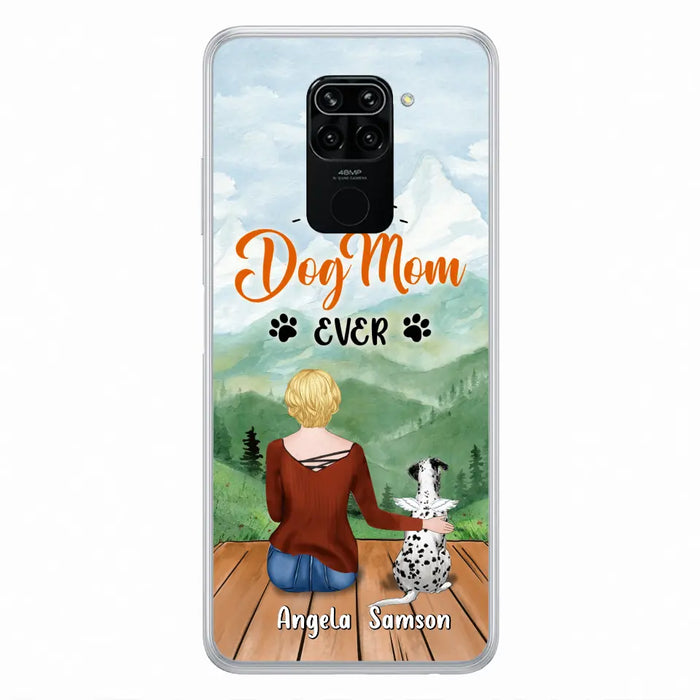 Personalized Dog Mom Phone Case - Up to 5 Dogs - Gift Idea For Dog Lovers - Dopest Dog Mom Ever - Case For Huawei/Xiaomi/Oppo