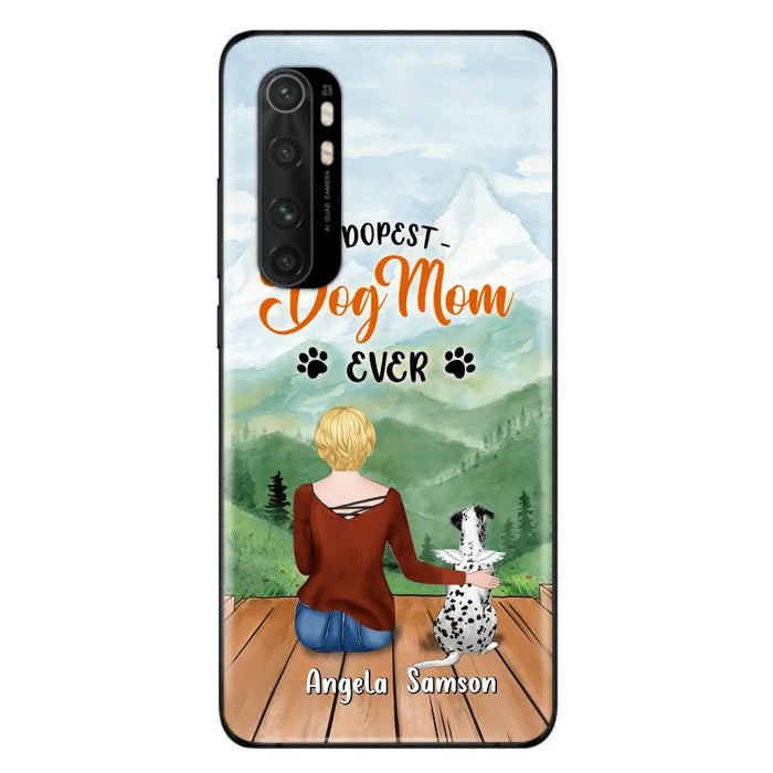 Personalized Dog Mom Phone Case - Up to 5 Dogs - Gift Idea For Dog Lovers - Dopest Dog Mom Ever - Case For Huawei/Xiaomi/Oppo