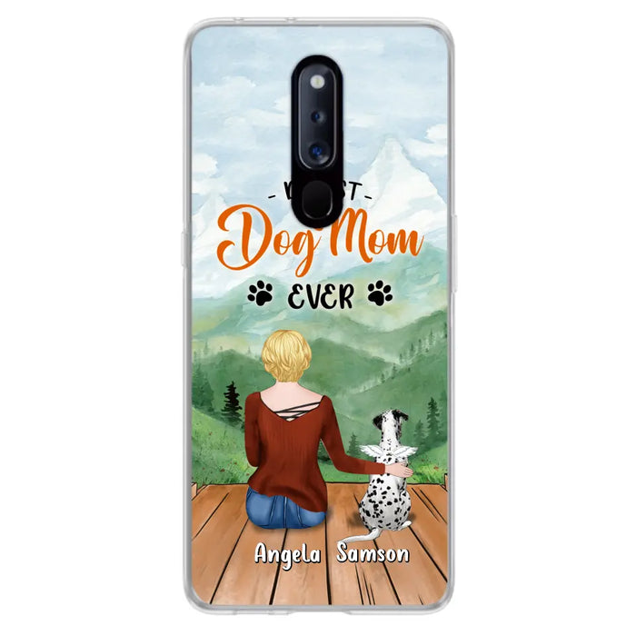 Personalized Dog Mom Phone Case - Up to 5 Dogs - Gift Idea For Dog Lovers - Dopest Dog Mom Ever - Case For Huawei/Xiaomi/Oppo