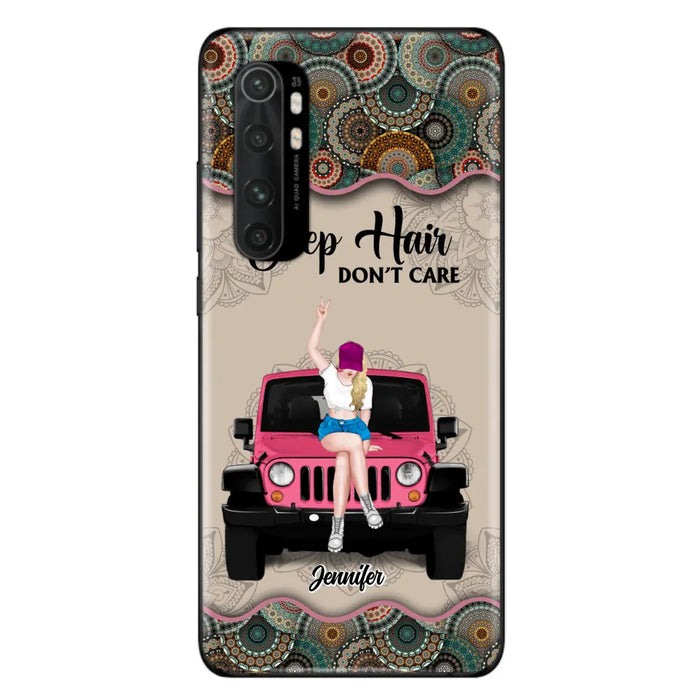 Personalized Off-road Girl Phone Case - Up to 4 Dogs - Gift Idea For Dog/Off-road Lovers - Case for Xiaomi, Huawei & Oppo
