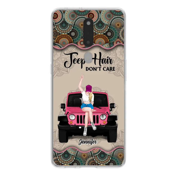 Personalized Off-road Girl Phone Case - Up to 4 Dogs - Gift Idea For Dog/Off-road Lovers - Case for Xiaomi, Huawei & Oppo