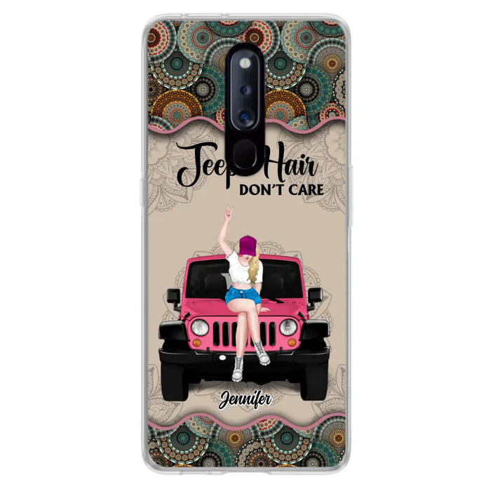 Personalized Off-road Girl Phone Case - Up to 4 Dogs - Gift Idea For Dog/Off-road Lovers - Case for Xiaomi, Huawei & Oppo