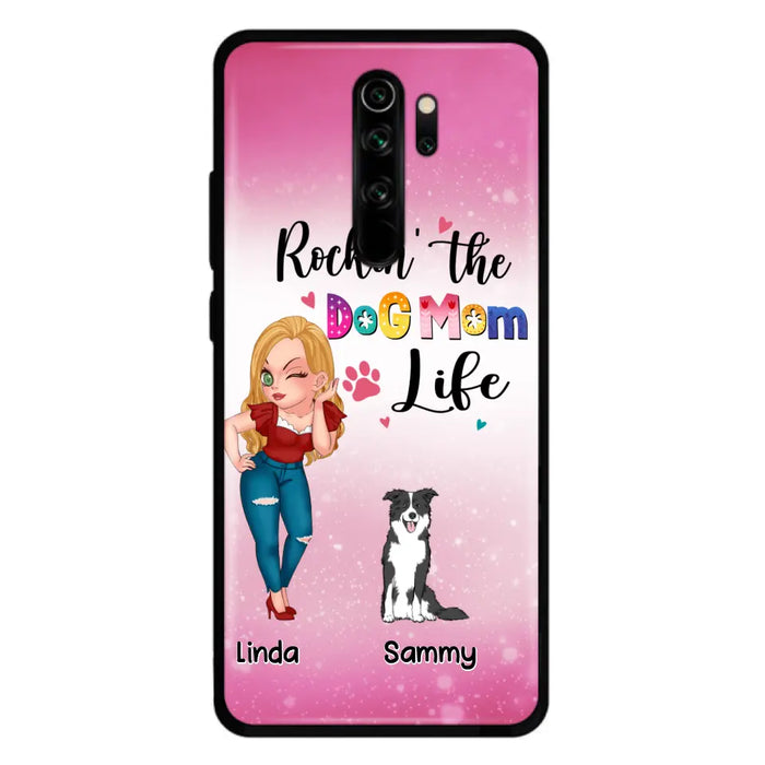 Personalized Dog Mom Phone Case - Up to 6 Dogs - Gift Idea For Dog Lover - Rockin' The The Dog Mom Life - Case for Xiaomi, Huawei & Oppo