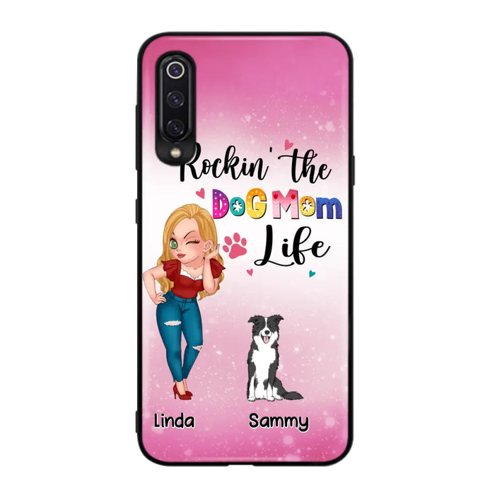 Personalized Dog Mom Phone Case - Up to 6 Dogs - Gift Idea For Dog Lover - Rockin' The The Dog Mom Life - Case for Xiaomi, Huawei & Oppo
