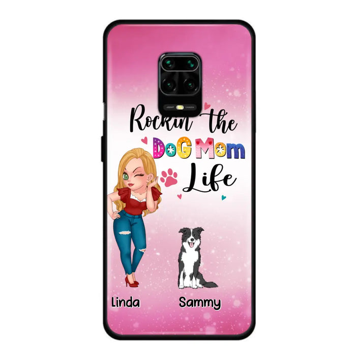 Personalized Dog Mom Phone Case - Up to 6 Dogs - Gift Idea For Dog Lover - Rockin' The The Dog Mom Life - Case for Xiaomi, Huawei & Oppo