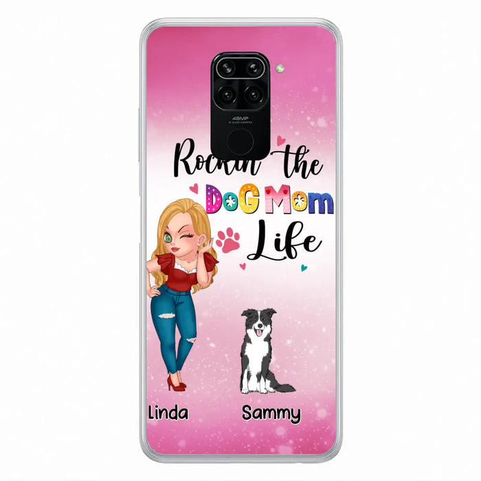 Personalized Dog Mom Phone Case - Up to 6 Dogs - Gift Idea For Dog Lover - Rockin' The The Dog Mom Life - Case for Xiaomi, Huawei & Oppo