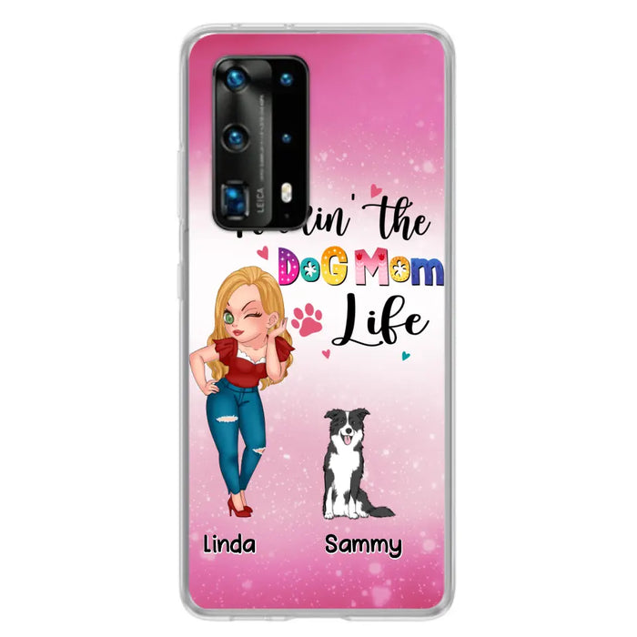 Personalized Dog Mom Phone Case - Up to 6 Dogs - Gift Idea For Dog Lover - Rockin' The The Dog Mom Life - Case for Xiaomi, Huawei & Oppo
