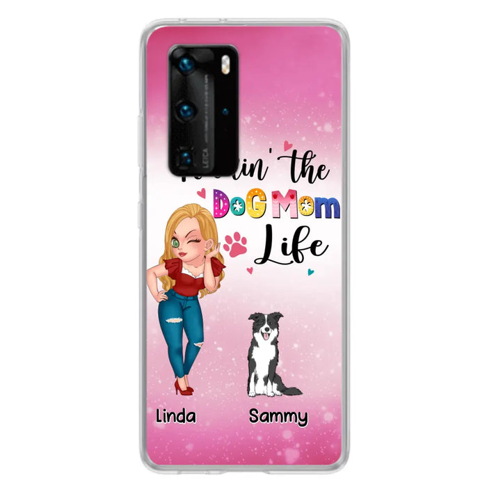 Personalized Dog Mom Phone Case - Up to 6 Dogs - Gift Idea For Dog Lover - Rockin' The The Dog Mom Life - Case for Xiaomi, Huawei & Oppo