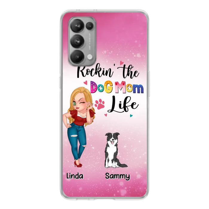 Personalized Dog Mom Phone Case - Up to 6 Dogs - Gift Idea For Dog Lover - Rockin' The The Dog Mom Life - Case for Xiaomi, Huawei & Oppo