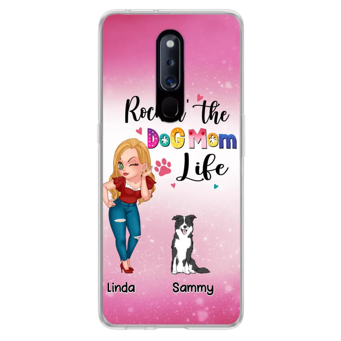 Personalized Dog Mom Phone Case - Up to 6 Dogs - Gift Idea For Dog Lover - Rockin' The The Dog Mom Life - Case for Xiaomi, Huawei & Oppo