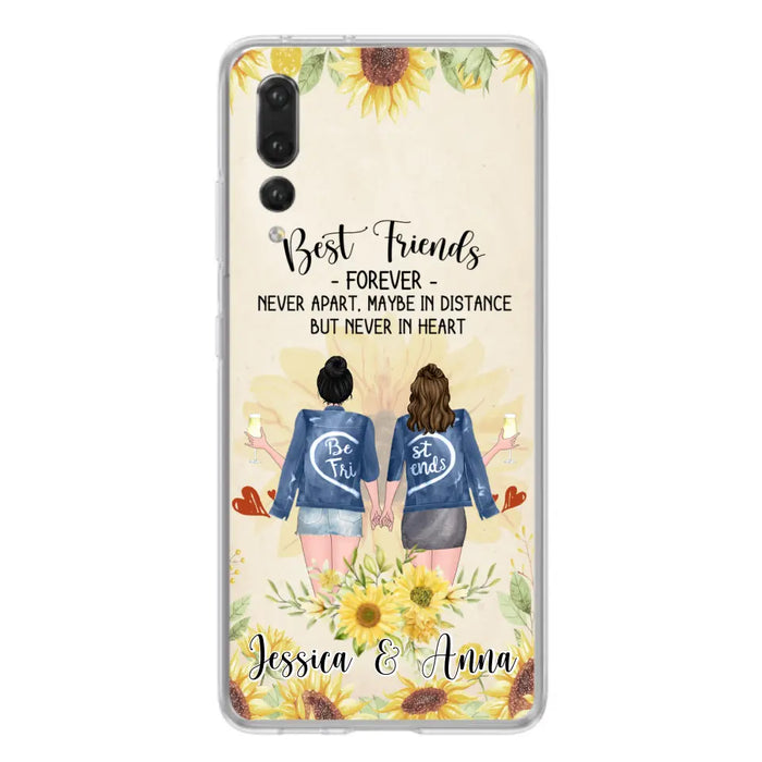 Personalized Friends Phone Case - Up to 4 Besties - Gift Idea For Best Friends - Best Friends Forever - Case for Huawei, Oppo & Xiaomi