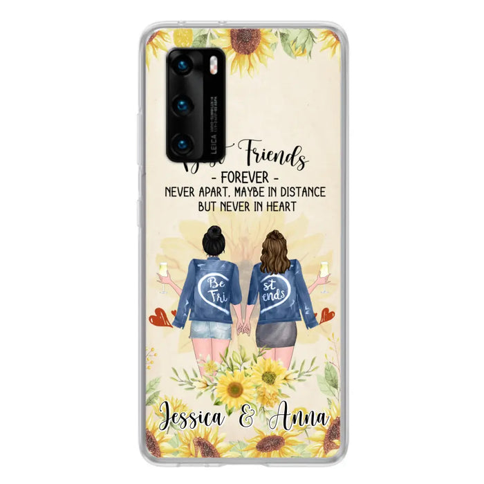 Personalized Friends Phone Case - Up to 4 Besties - Gift Idea For Best Friends - Best Friends Forever - Case for Huawei, Oppo & Xiaomi