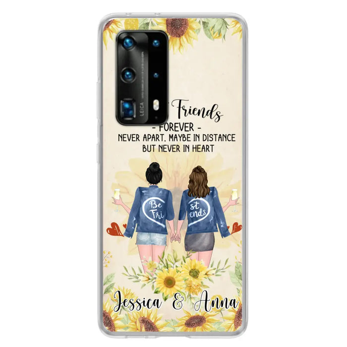 Personalized Friends Phone Case - Up to 4 Besties - Gift Idea For Best Friends - Best Friends Forever - Case for Huawei, Oppo & Xiaomi