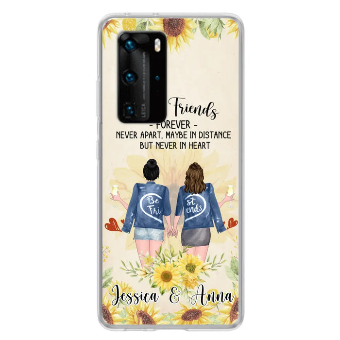 Personalized Friends Phone Case - Up to 4 Besties - Gift Idea For Best Friends - Best Friends Forever - Case for Huawei, Oppo & Xiaomi