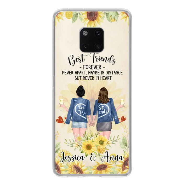 Personalized Friends Phone Case - Up to 4 Besties - Gift Idea For Best Friends - Best Friends Forever - Case for Huawei, Oppo & Xiaomi
