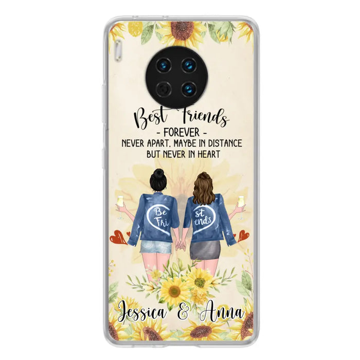 Personalized Friends Phone Case - Up to 4 Besties - Gift Idea For Best Friends - Best Friends Forever - Case for Huawei, Oppo & Xiaomi