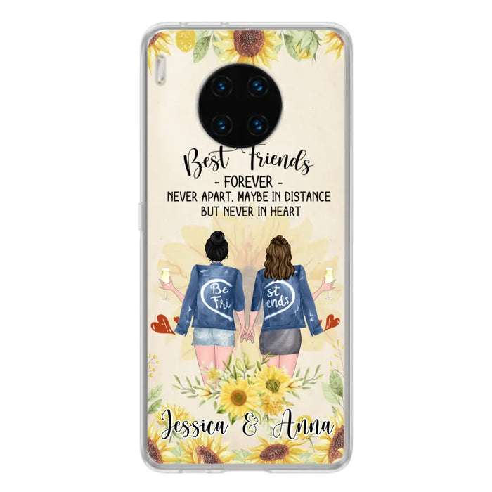Personalized Friends Phone Case - Up to 4 Besties - Gift Idea For Best Friends - Best Friends Forever - Case for Huawei, Oppo & Xiaomi