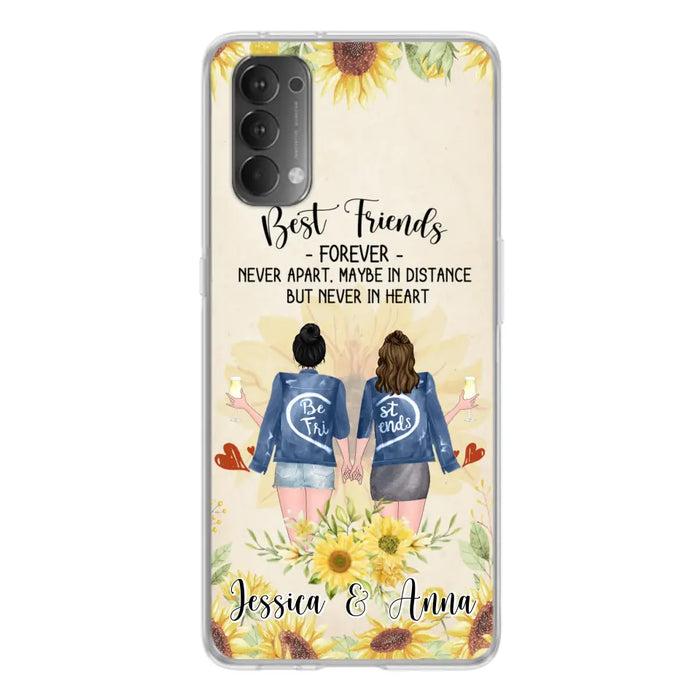 Personalized Friends Phone Case - Up to 4 Besties - Gift Idea For Best Friends - Best Friends Forever - Case for Huawei, Oppo & Xiaomi
