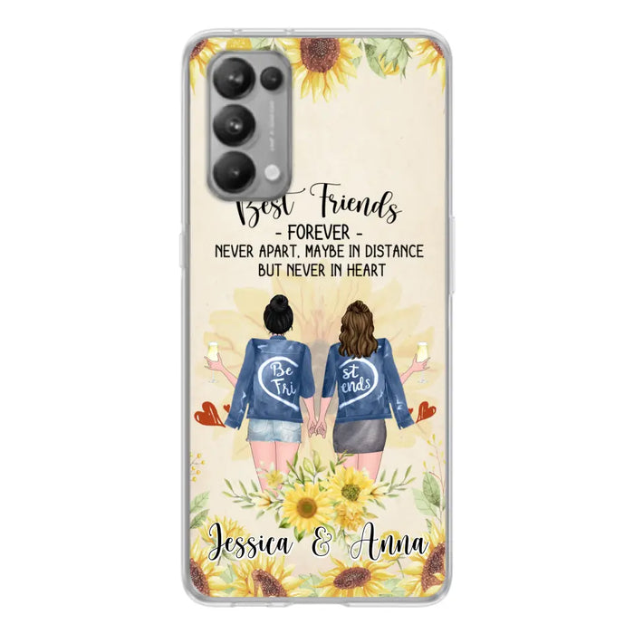 Personalized Friends Phone Case - Up to 4 Besties - Gift Idea For Best Friends - Best Friends Forever - Case for Huawei, Oppo & Xiaomi
