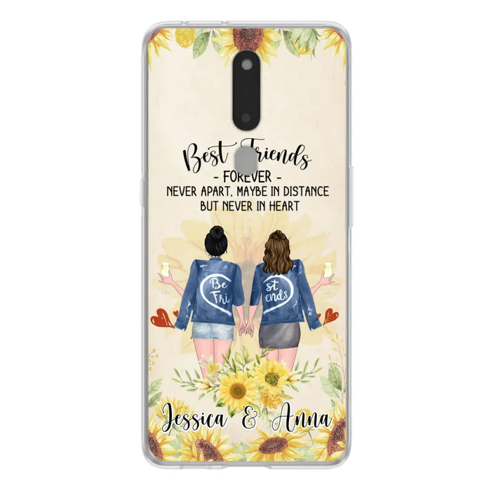 Personalized Friends Phone Case - Up to 4 Besties - Gift Idea For Best Friends - Best Friends Forever - Case for Huawei, Oppo & Xiaomi