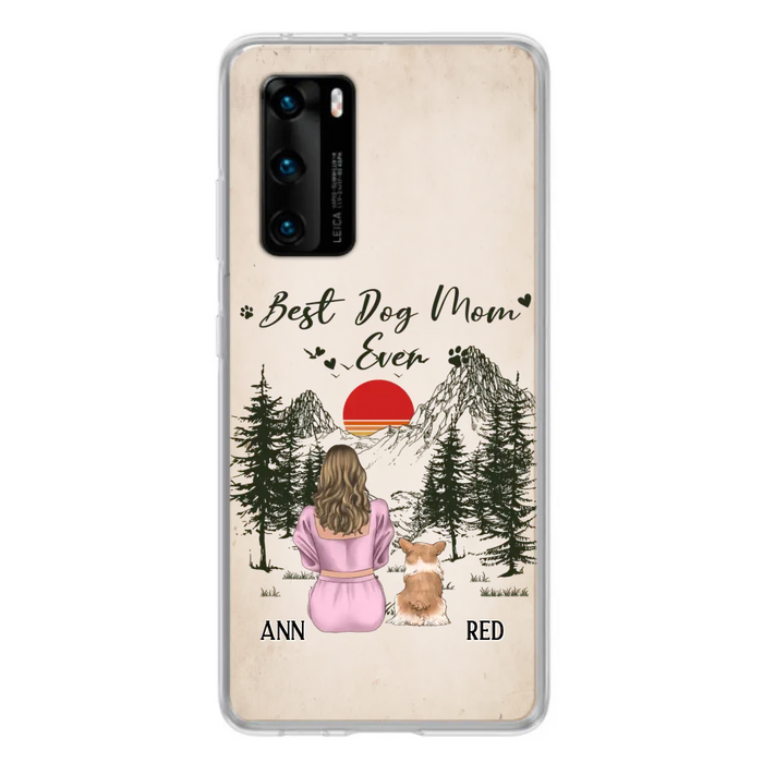 Personalized Dog Mom Phone Case - Up to 4 Dogs - Mother's Day Gift Idea Dog Lovers - Best Dog Mom Ever - Case For Xiaomi/Huawei/Oppo