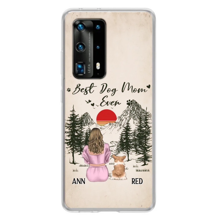 Personalized Dog Mom Phone Case - Up to 4 Dogs - Mother's Day Gift Idea Dog Lovers - Best Dog Mom Ever - Case For Xiaomi/Huawei/Oppo